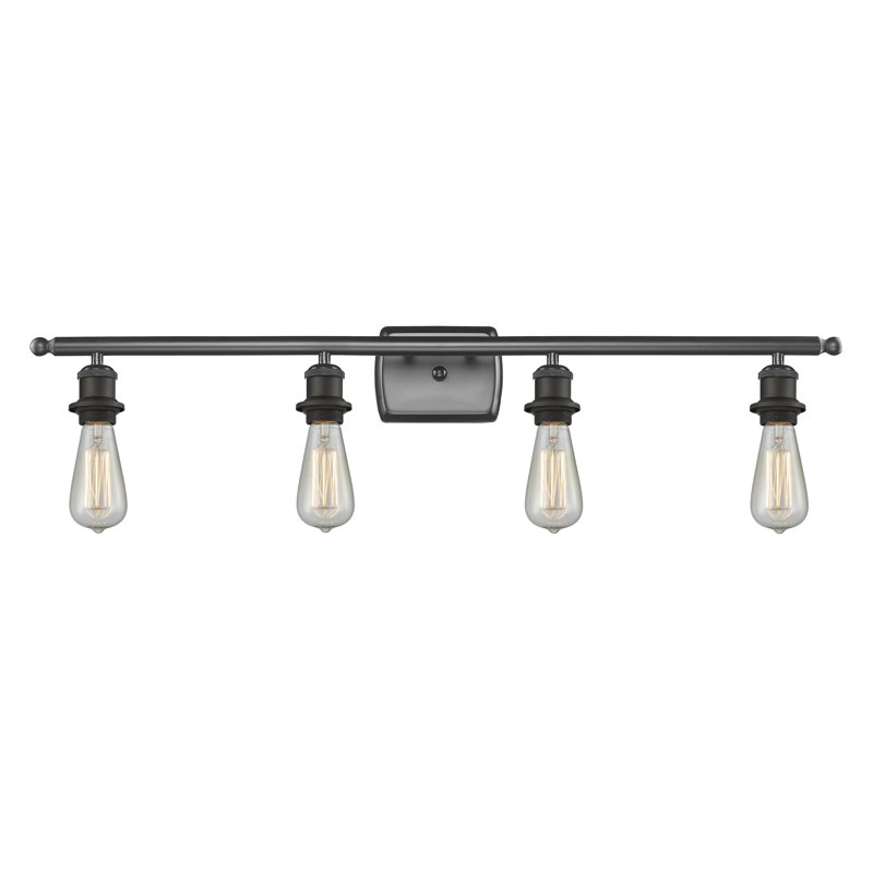 Orrwell 4 - Light Dimmable Vanity Light, 6 Watt Vinage LED Bulb, Oil Rubbed Bronze