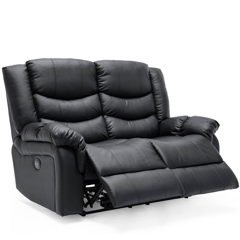 Electric Reclining Living Room Sets, Black