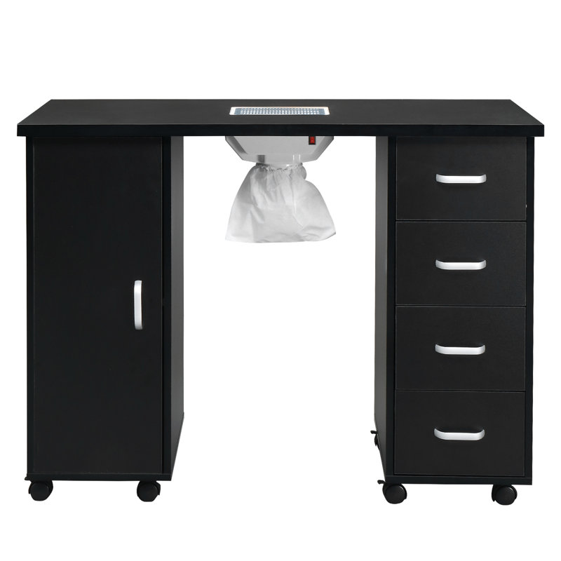 Table de manucure Amberle, Noir