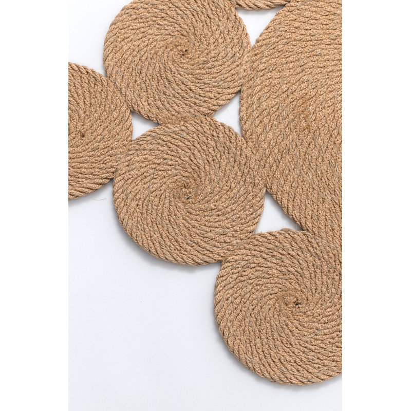 Alireza Rectangle 35.43 cm x 78.74 cm Geometric Cotton Hand Knotted Indoor / Outdoor Area Rug