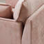 Fauteuil d'appoint surdimensionné avec charge à deux ports, base et accoudoirs de conception moderne, coussins décoratifs, siège profond et large, canapé simple confortable semblable à un nuage, fauteuil en chenille-1368622016