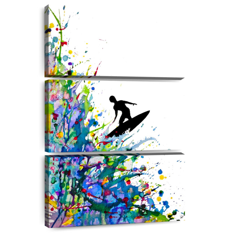 Senne A Pollock's Point Break, 65" H x 42" W
