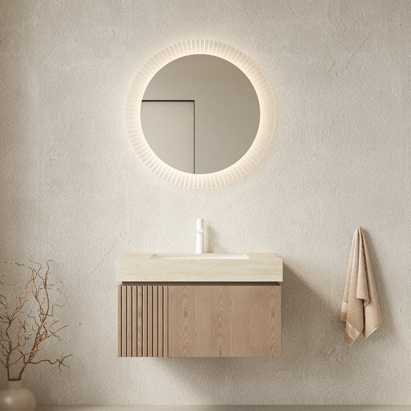 Meuble-lavabo 30 po, Beige/Light Brown