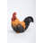 Squatting Rooster Statue