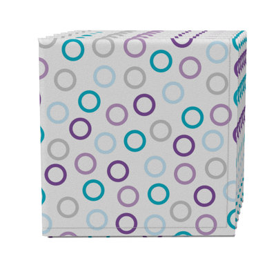 Rectangular Geometric Cotton Twill Tablecloth