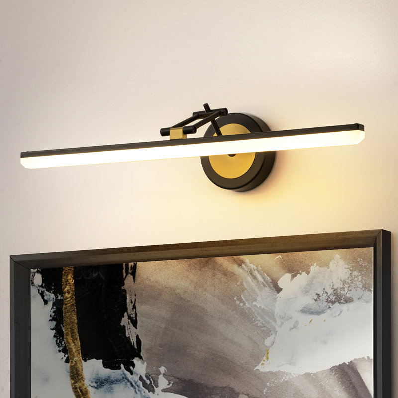 Lampe pour tableau 23 à intensité variable, Or / noir mat