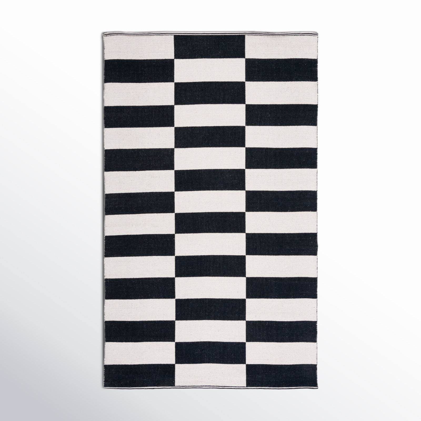 Alvana Handmade Cotton Rug, Rectangle 3' x 5'