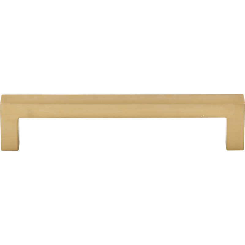 Square Bar pull, Honey Bronze, 12" Center to Center