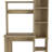Logan Light Oak Finish Desk With Five Cubbies And Multiple Shelves For Organized Workspaces-875077384