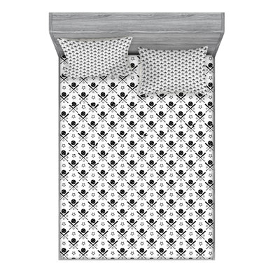 Microfiber Patterned Fitted Sheet