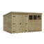 Shiplap Pent Wooden Shed-122082409