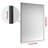 60"X36" Modern Rectangle Bathroom Mirror