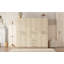 Rangement pour garde-robe en bois 6 portes pour chambre à coucher-76531598
