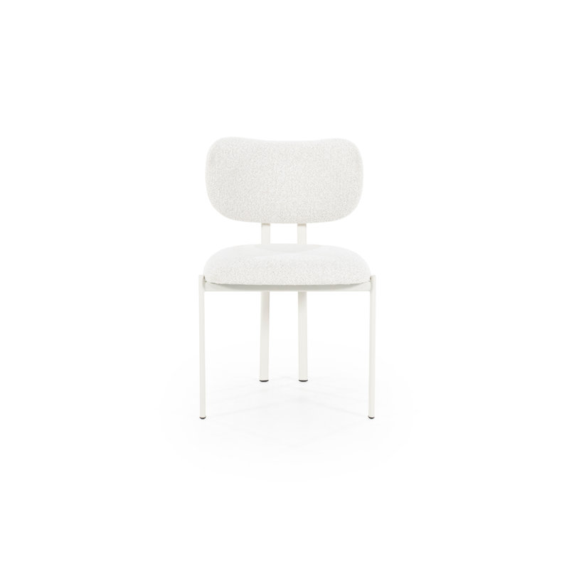 Dining Chair Upholstered Dining Chair, White