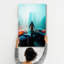 Peinture décorative en verre trempé