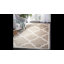 Tapis blé / beige à motif géométrique Ammundsen-1801639267