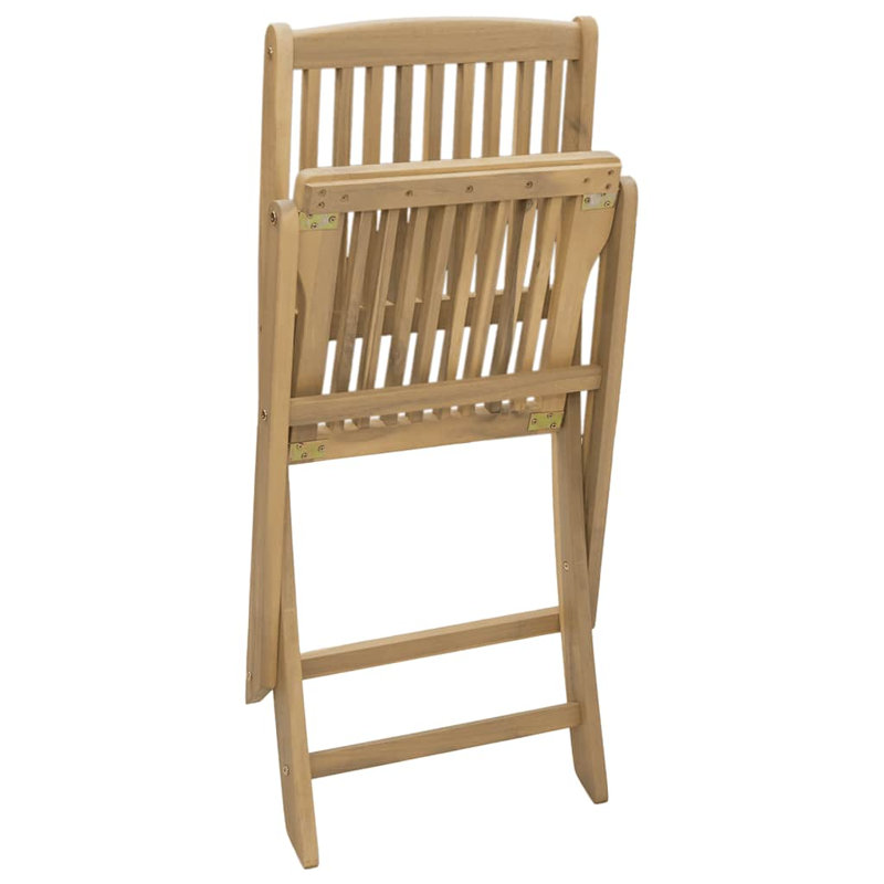 Solid Wood Patio Folding Chair Folding Chair Set