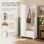 Arbre d'entrée Rittman avec banc de rangement rabattable, armoire haute avec tablettes réglables et fixes et quincaillerie anti-basculement-133416274