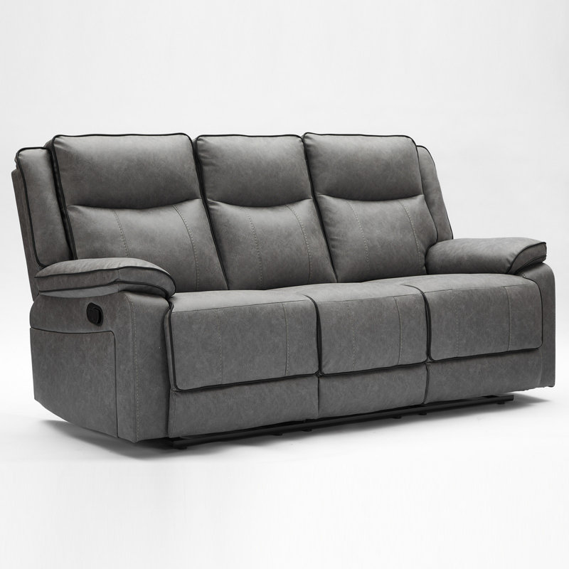 3 Seater Fabric Reclining Sofa