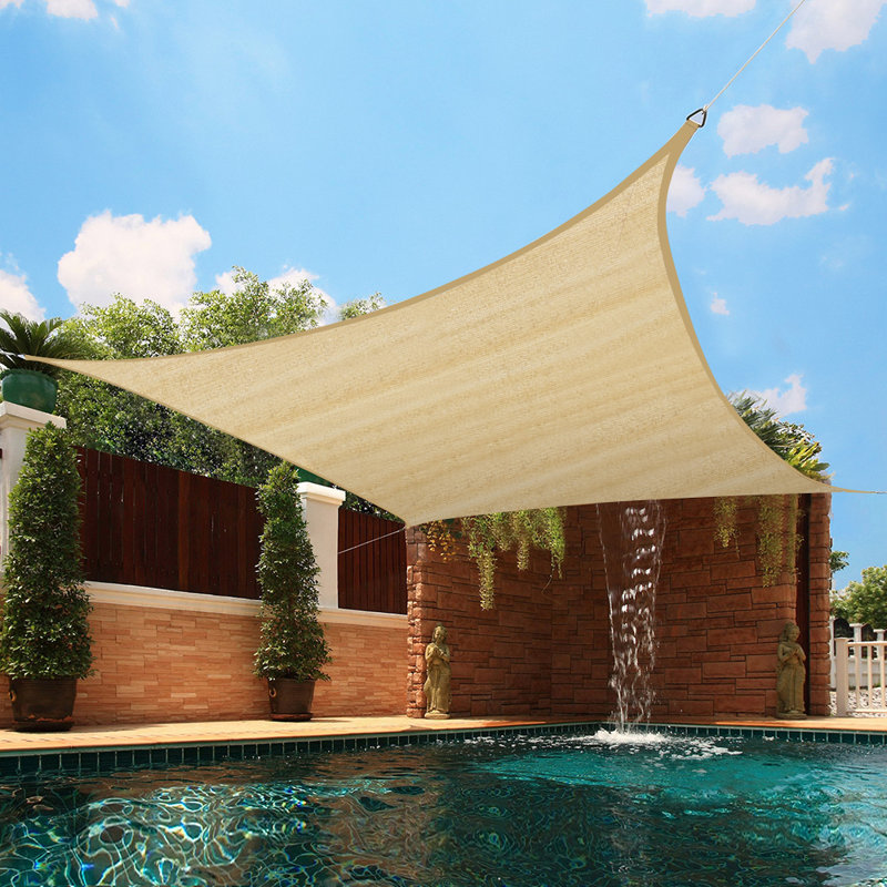 Duechle Square Shade Sail, Sand, 200cm W x 200cm L