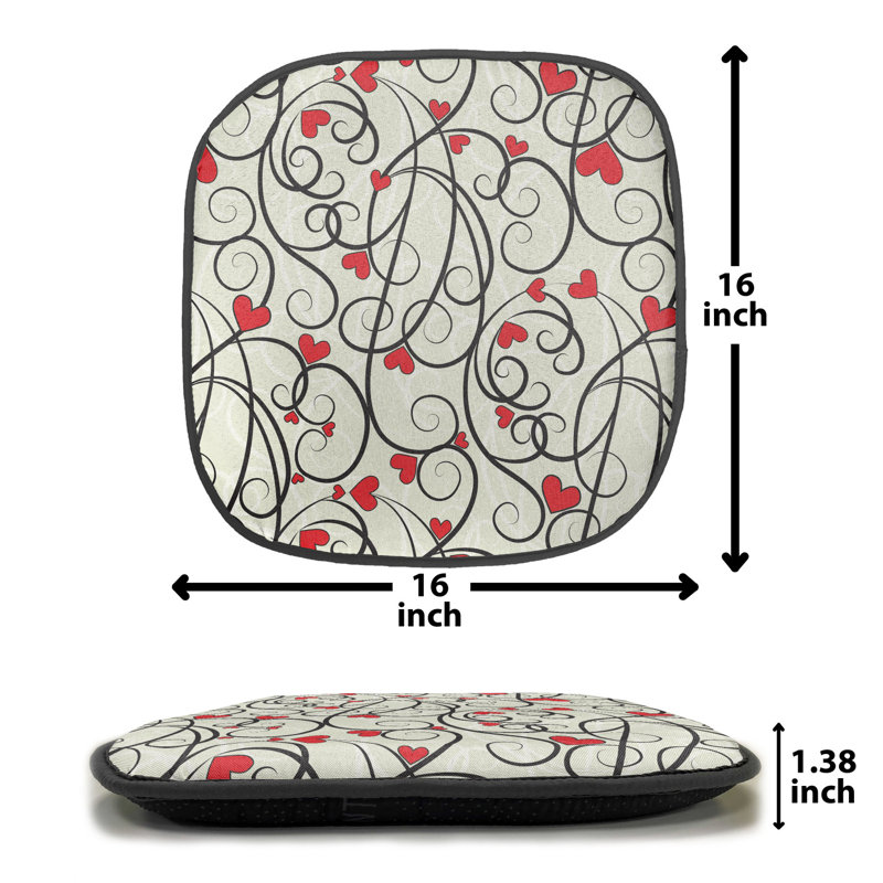 Outdoor 1.38'' Dining Chair Seat Cushion