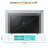 Modern APP Controlled LED TV Stand For Tvs Up To 105'', Faux Marble Tabletop Media Console With Tempered Glass Doors, Entertainment Center With 2 Drawers & Cabinets For Living Room