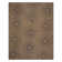 Paseo Tiaret All-Weather Flatweave Indoor/Outdoor Area Rug, Brown Black Tribal Sunburst – Patio, Deck, Porch & Poolside