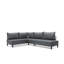 Canapé modulaire rembourré en métal Vynil-808865444
