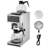Commercial Drip Coffee Maker, 12 Cups Coffee-Maker Machine with 2 Glass Carafes and 2 Decanter Warmer Plates, Stainless Steel Drip Style Coffee Brewer, for Restaurant, Office, Coffee Shop & Home