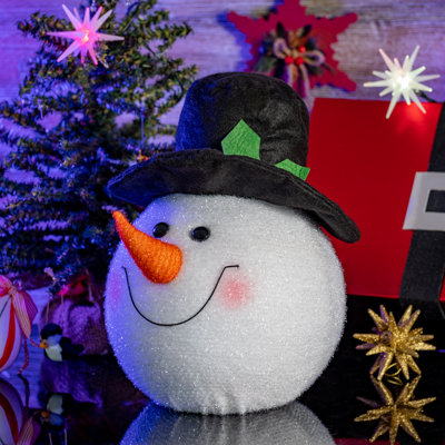 11.5 in. Snowmen & Snowflakes Shatterproof