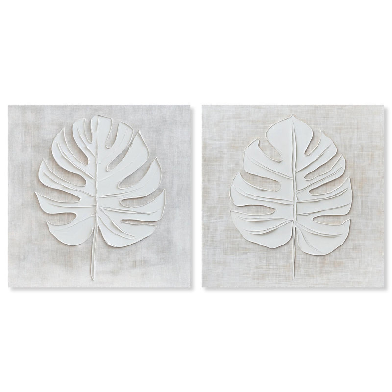 "Luxe Botanicals", ensemble de 2 reproductions d'art sur toile par , H 20 po x l 20 po, Toile tendue, Ne s’applique pas