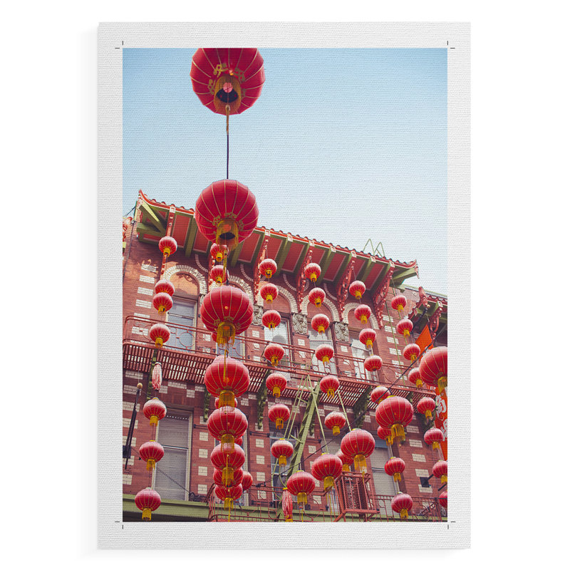 Lovely Lanterns I - Impression sur toile seulement - NON-CADRE, H 18 po x l 12 po