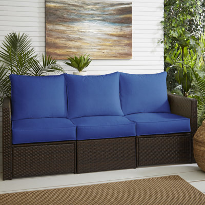 Alline Sunbrella Outdoor 5'' Sofa Seat / Back Cushion