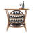 Deemston 17 Bottle Open Shelving Accent Brown