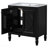 30" Bathroom Vanity With Sink, Two Doors With Shelf, Soft Close Door Hinges, Vintage Style, Black-544028820