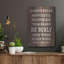 «Cabin Life V Dark Wood» par Sue Schlabach, art mural en métal-2069681031