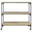 Chariot de cuisine en bois d'ingénierie 40,2 po x 19,7 po x 37,4 po vidaXL-113007808