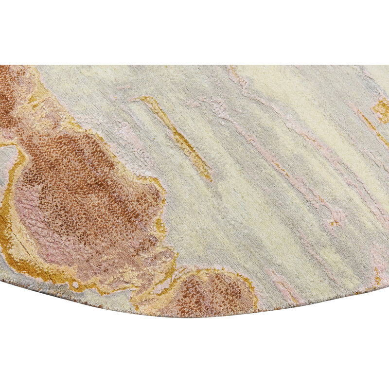 CASKJ1071PIGL Area Rug, Round 6'