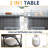 Ebba Aluminum Adjustable Height Fire Pit Table-637420186