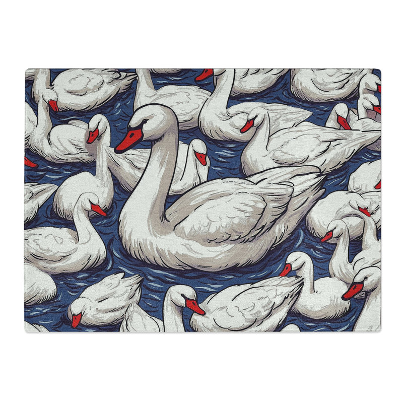 Swan Vol.2  Glass Chopping Board