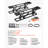 Portable Car Lift, 5000 lbs Capacity, Heavy Duty Quick Lift with 25.6" Max Height, Pneumatic Pump, Wheels, 4 Rubber Pads & 4 Lifting Columns for Cars, Compact SUVs, Mini Trucks, Garage or Shop-123428291