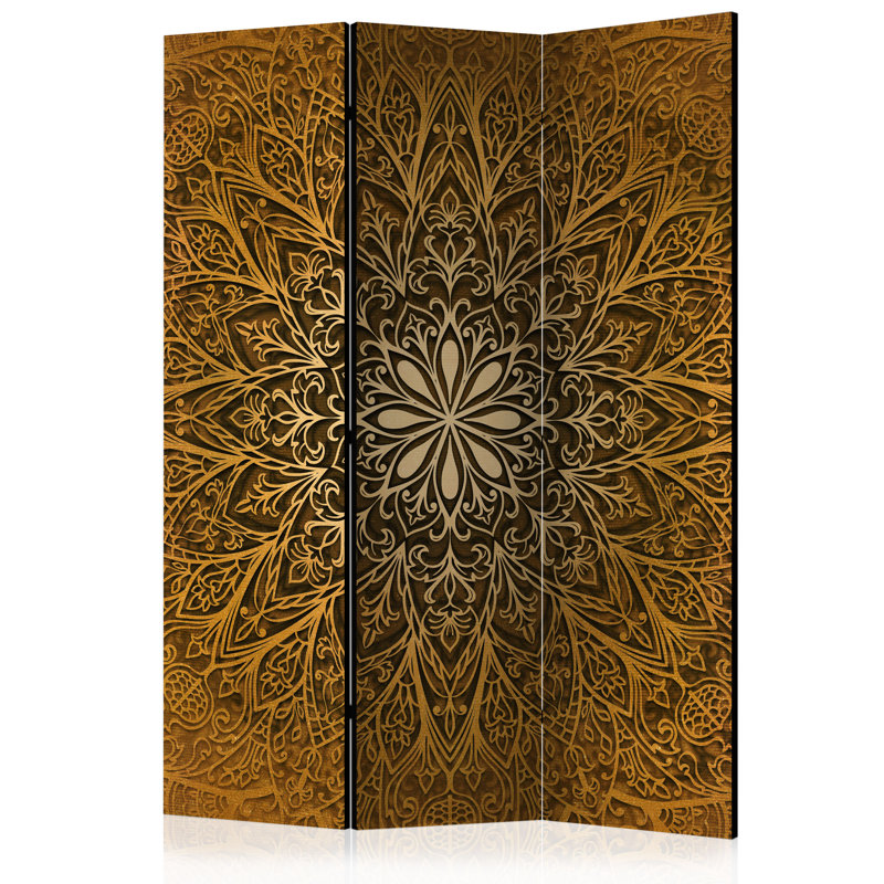 135cm W x 172cm H 3 - Panel Solid Wood Folding Room Divider