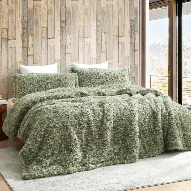 Coma Inducer Sir Yes Sir Comabt Green Oversized Comforter Set, Queen Comforter + 2 Standard Shams