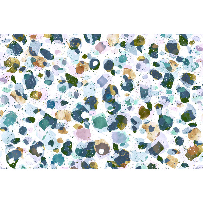 Terrazzo Texture - Wrapped Canvas Print, 30cm H x 46cm W x 3.8cm D