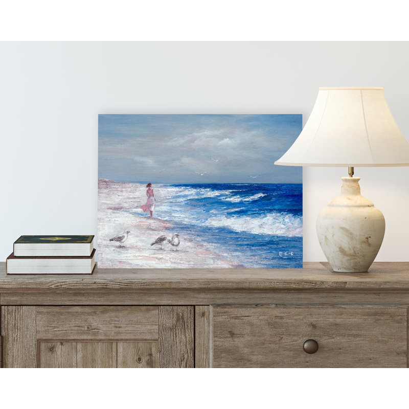 «Taber Seaside Encounter» sur toile, H 12 po x l 16 po x P 1,5 po