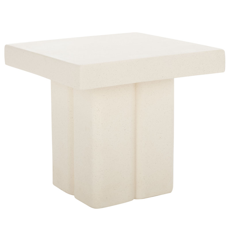Table d'appoint Stewartville Square, Blanc