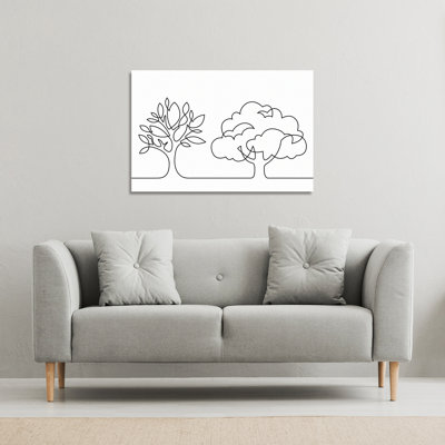1 Piece Wrapped Canvas Painting