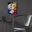 «Lovehatpop» par Loui Jover, art mural en verre acrylique-625896808