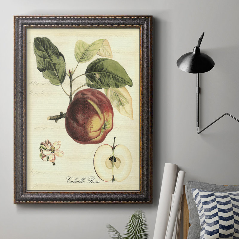 Imprimé sur toile de qualité supérieure, fruits toscans I - prêt à accrocher, H 20 po x l 16 po x P 2,5 po