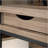 L-Shaped Desk, Brown Finish